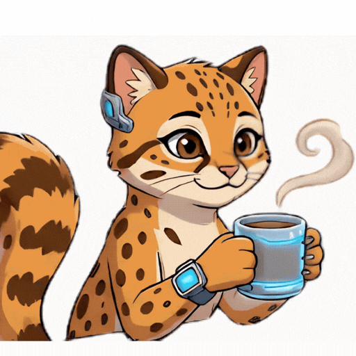 Guiñi Tomando Café